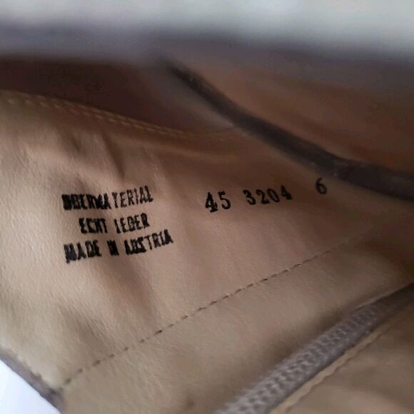 PAUL GREEN Tacey Peep Toe Bootie Womens 8.5 UK 6 Metallic Beige Leather Cut Out - Picture 10 of 11